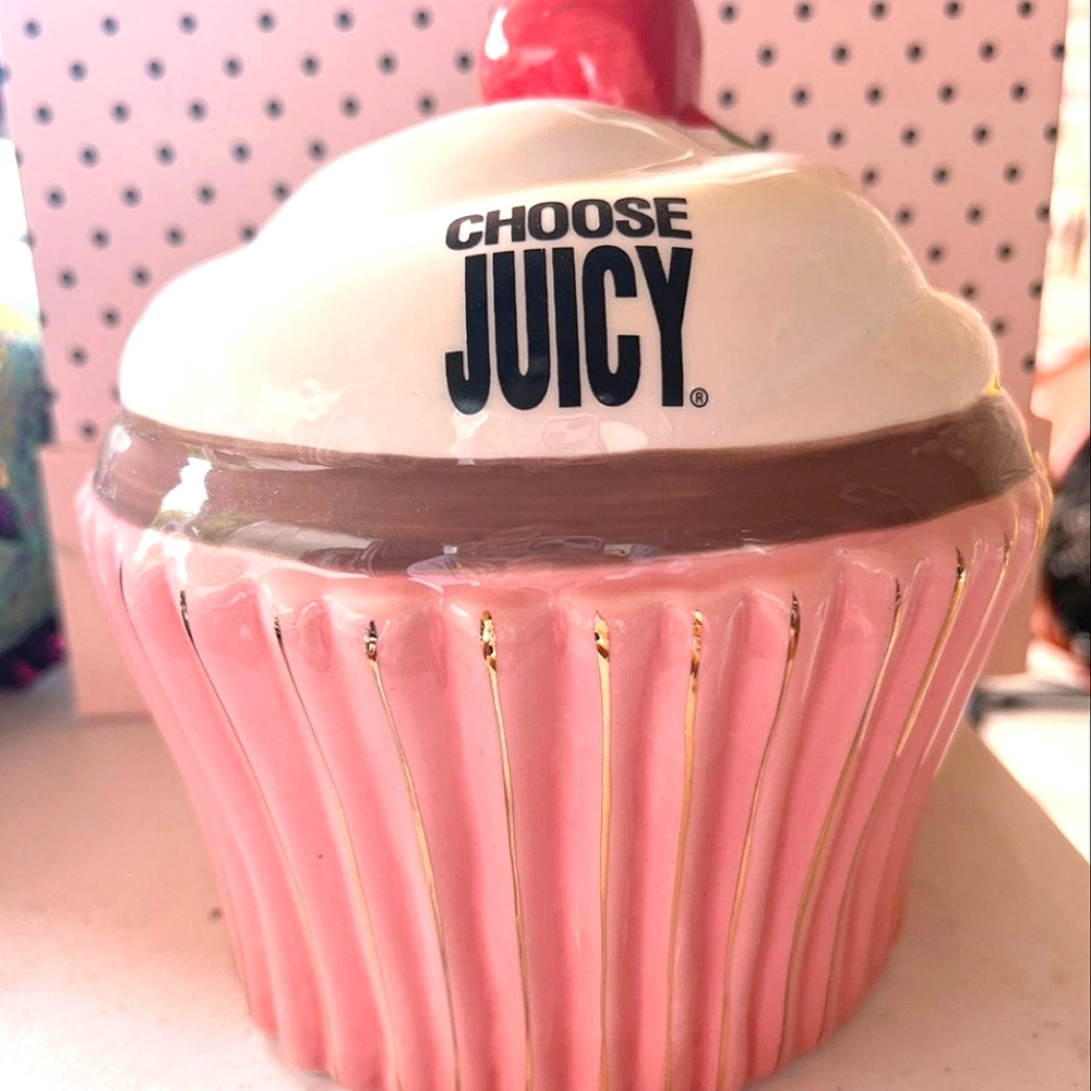 Giant Juicy Couture Ceramic Cupcake Bank